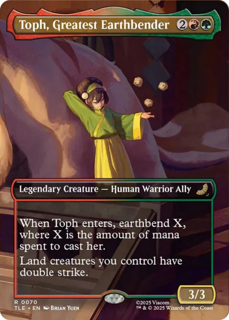 Toph, Greatest Earthbender (Borderless) [Avatar: The Last Airbender: Eternal-Legal] (Display Case)