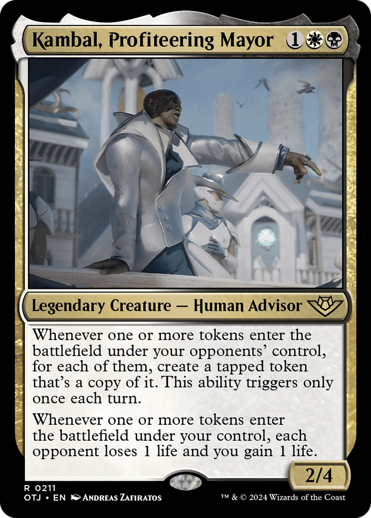 Kambal, Profiteering Mayor [Outlaws of Thunder Junction] (Display Case)