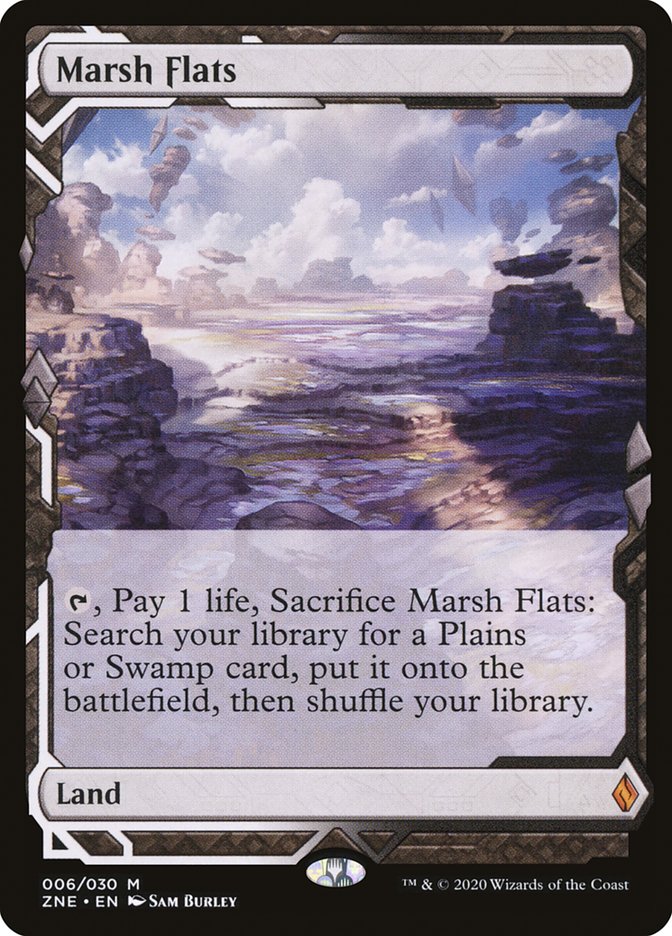 Marsh Flats (Expeditions) [Zendikar Rising Expeditions] (Display Case)