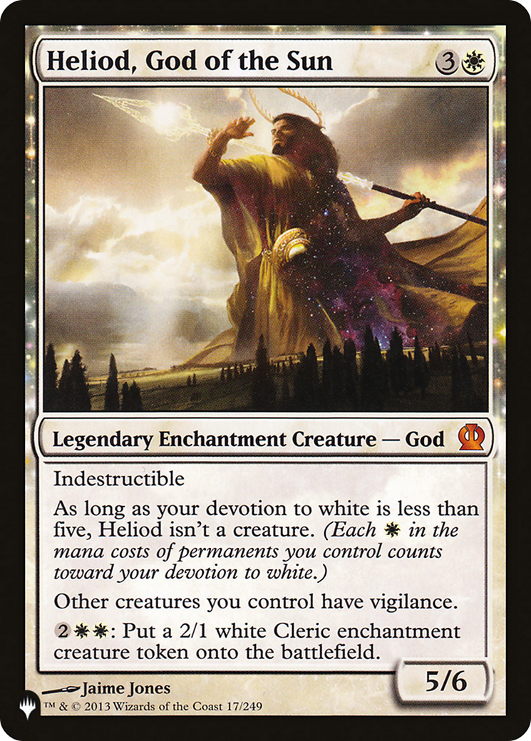 Heliod, God of the Sun [The List] (Display Case)