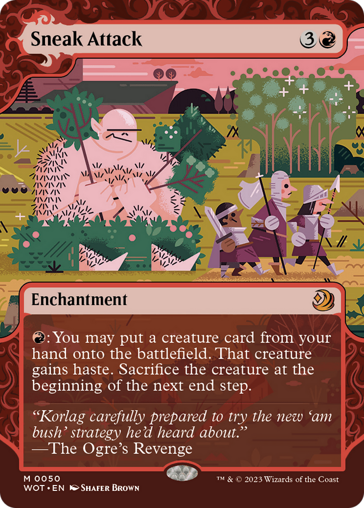 Sneak Attack [Wilds of Eldraine: Enchanting Tales] (Display Case)