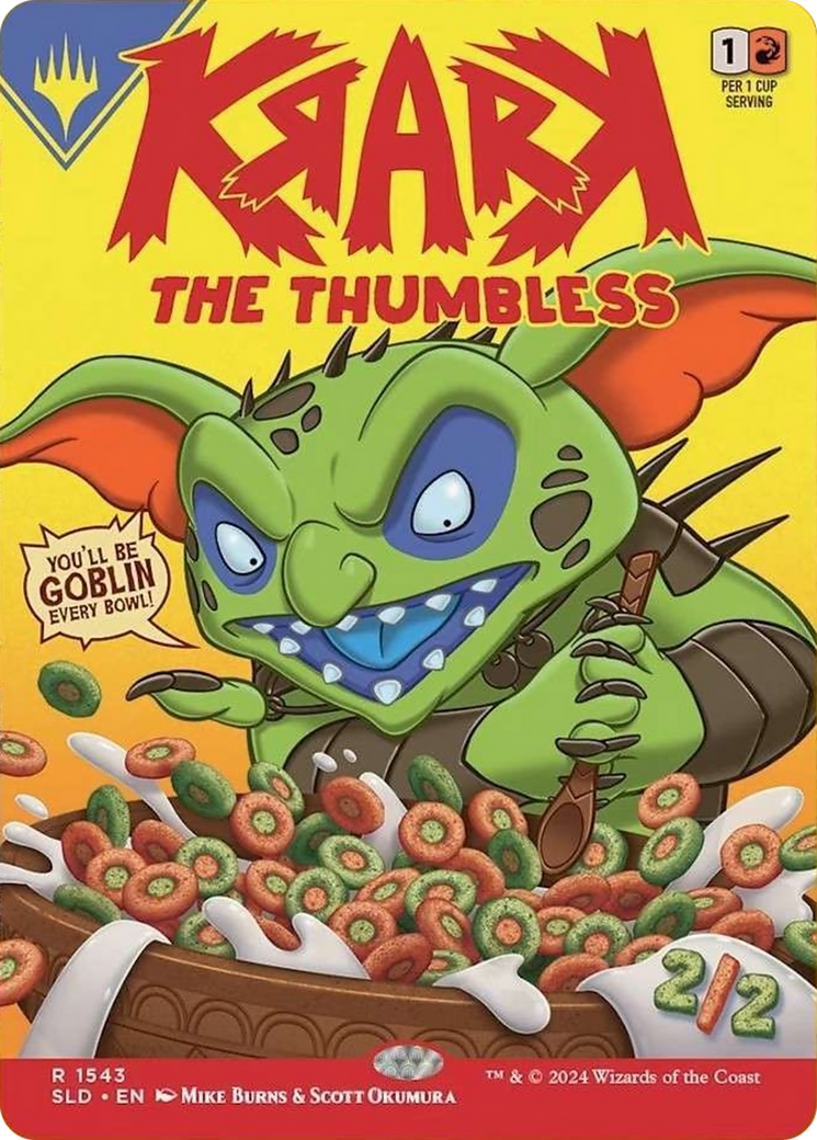 Krark, the Thumbless (Rainbow Foil) [Secret Lair Drop Series] (Display Case)