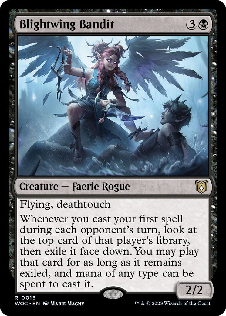 Blightwing Bandit [Wilds of Eldraine Commander] (Display Case)