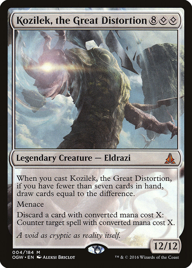 Kozilek, the Great Distortion [Oath of the Gatewatch] (Display Case)