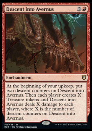 Descent into Avernus [Commander Legends: Battle for Baldur's Gate] (Display Case)
