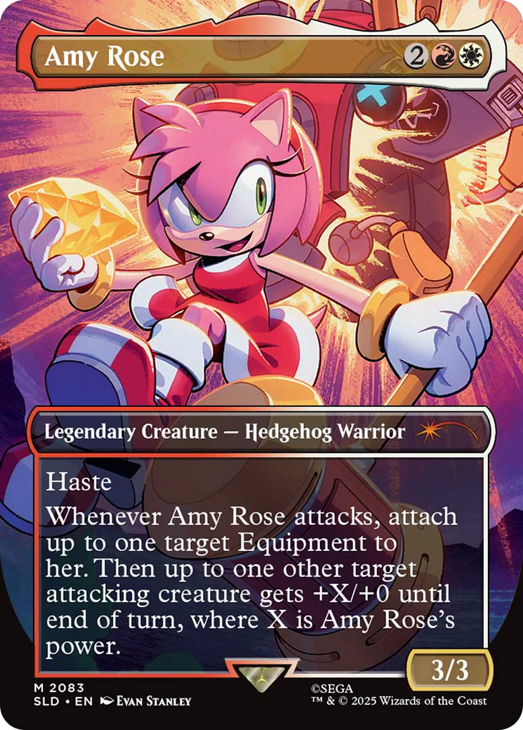 Amy Rose (Rainbow Foil) [Secret Lair Drop Series] (Display Case)