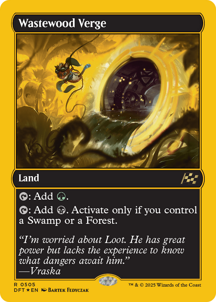 Wastewood Verge (First-Place Foil) [Aetherdrift] (Display Case)