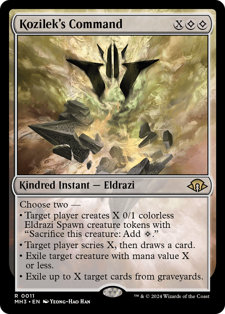 Kozilek's Command [Modern Horizons 3] (Display Case)
