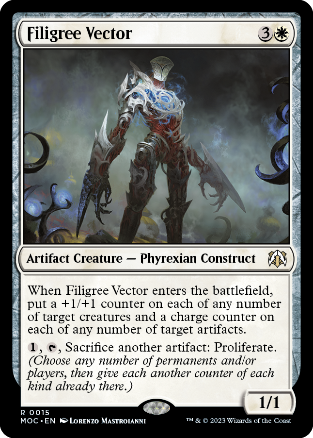 Filigree Vector [March of the Machine Commander] (Display Case)