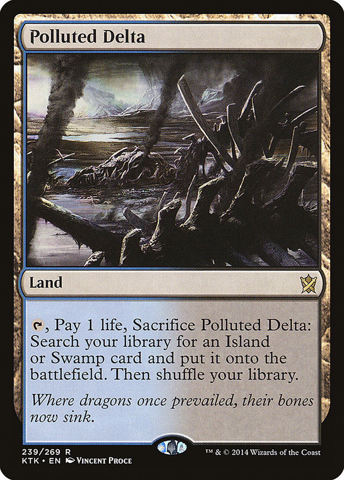 Polluted Delta [Khans of Tarkir] (Display Case)