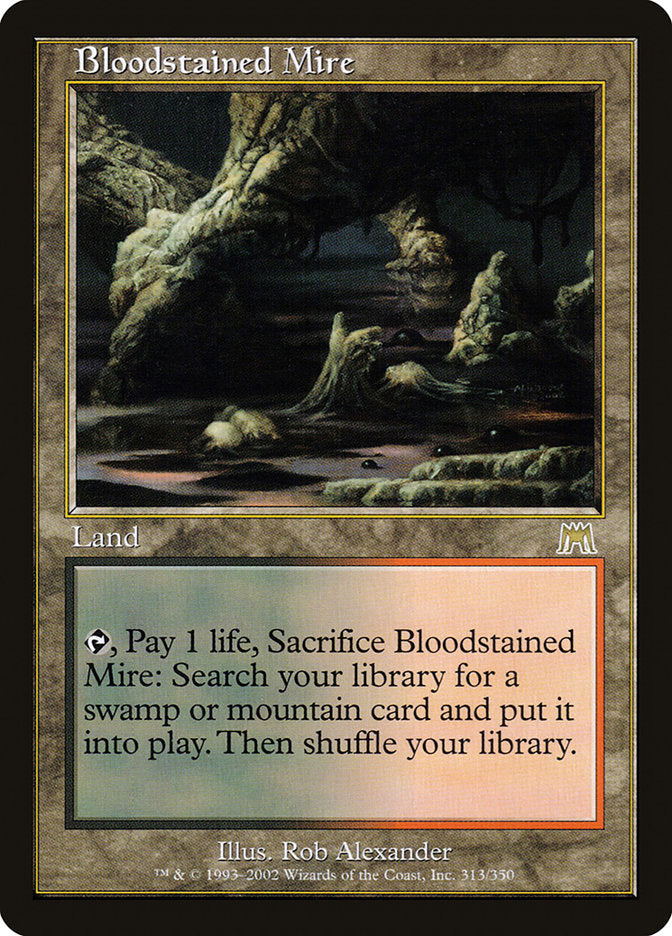Bloodstained Mire [Onslaught] (Display Case)