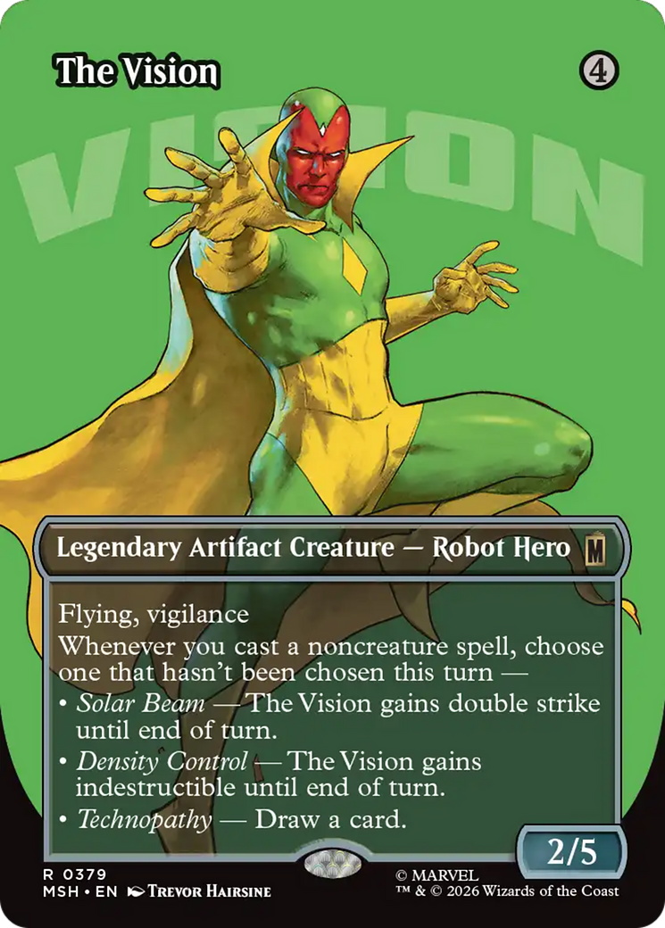 The Vision (Borderless) [Marvel Super Heroes] (Display Case)