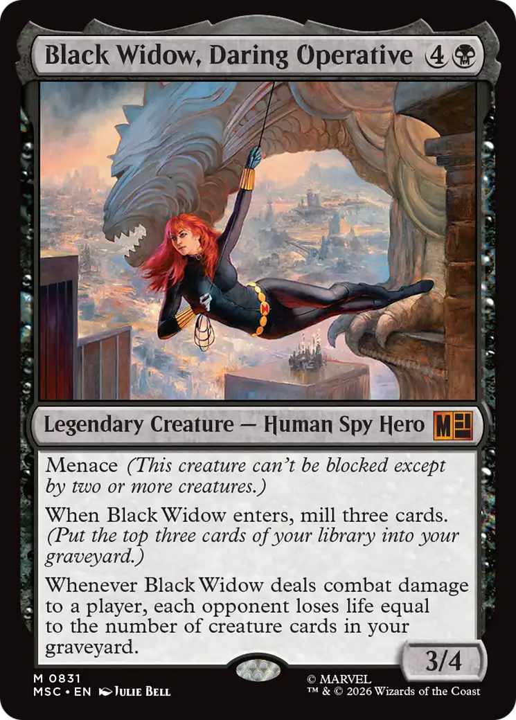 Black Widow, Daring Operative [Marvel Super Heroes Commander] (Display Case)