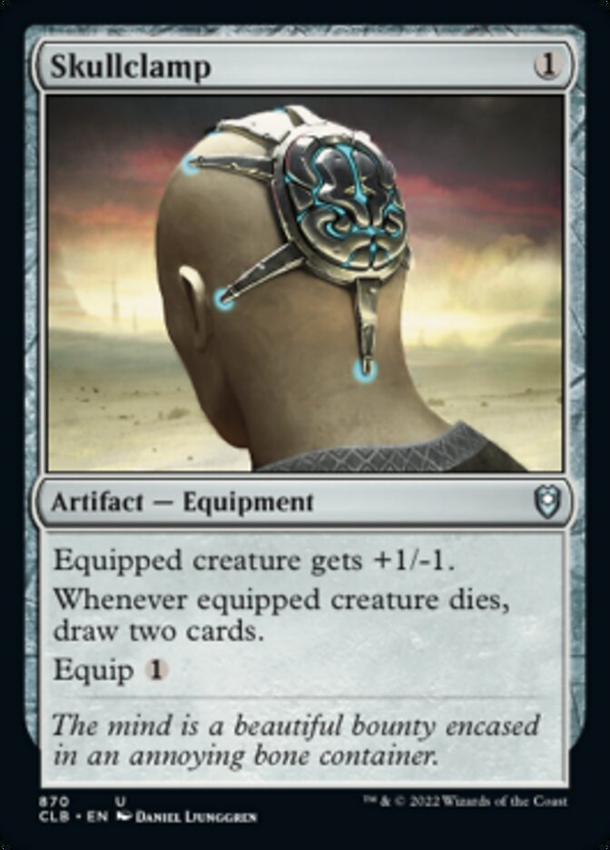 Skullclamp [Commander Legends: Battle for Baldur's Gate] (Display Case)