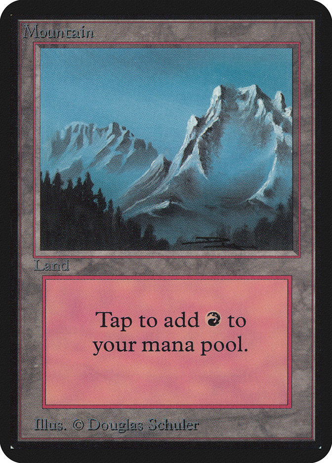 Mountain (293) [Alpha Edition] (Display Case)