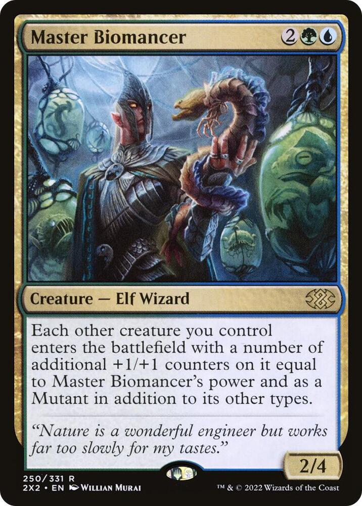 Master Biomancer (Foil Etched) [Double Masters 2022]