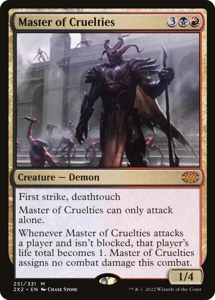 Master of Cruelties [Double Masters 2022] (Display Case)