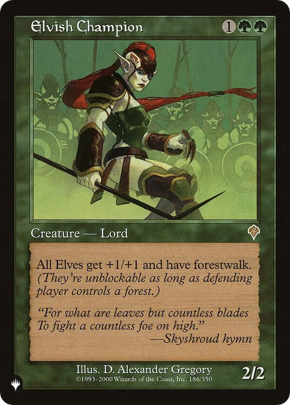 Elvish Champion [The List] (Display Case)