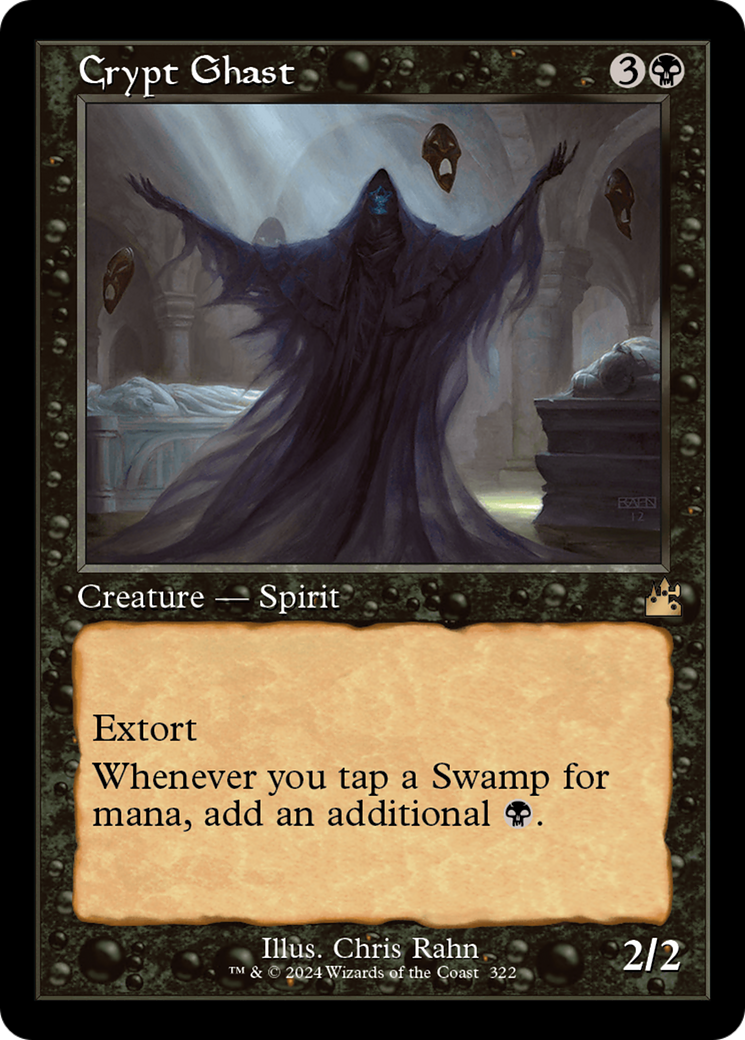 Crypt Ghast (Retro Frame) [Ravnica Remastered] (Display Case)