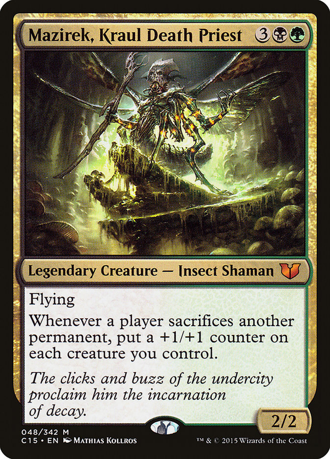 Mazirek, Kraul Death Priest [Commander 2015] (Display Case)