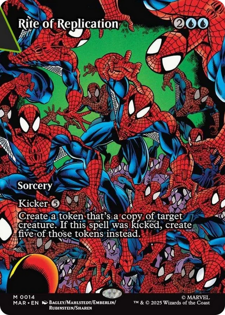 Rite of Replication (Borderless) [Marvel's Spider-Man: Eternal-Legal] (Display Case)
