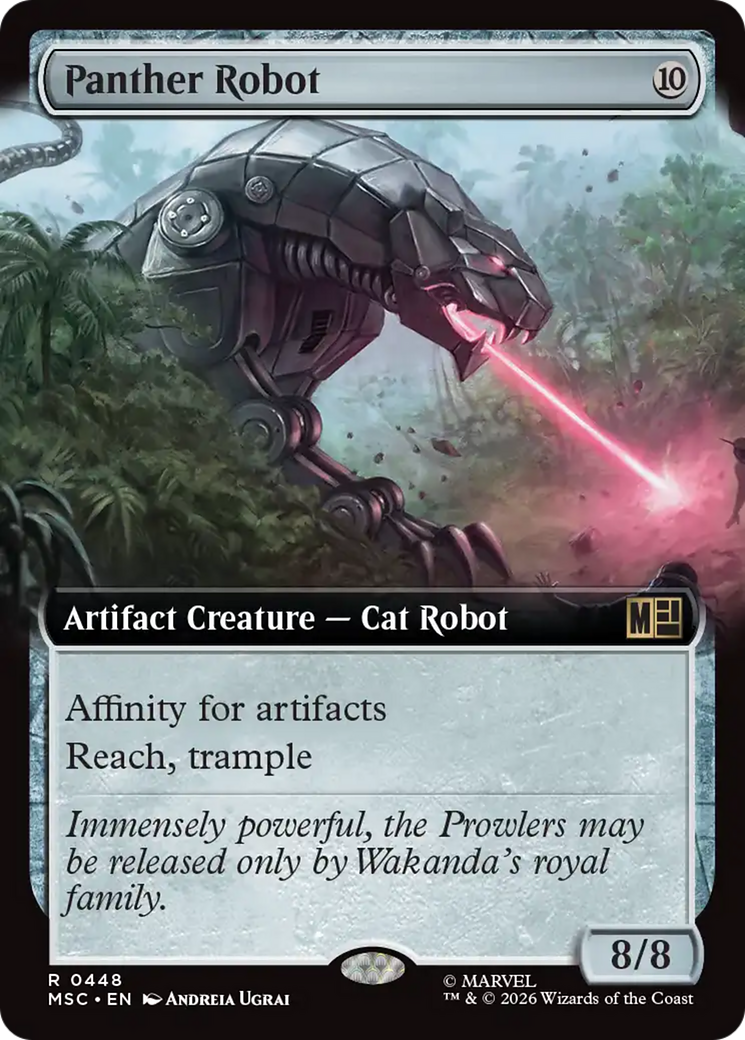 Panther Robot (Extended Art) [Marvel Super Heroes Commander] (Display Case)