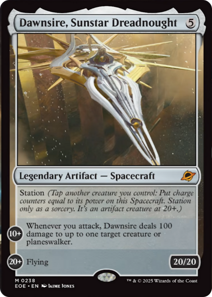 Dawnsire, Sunstar Dreadnought [Edge of Eternities] (Display Case)