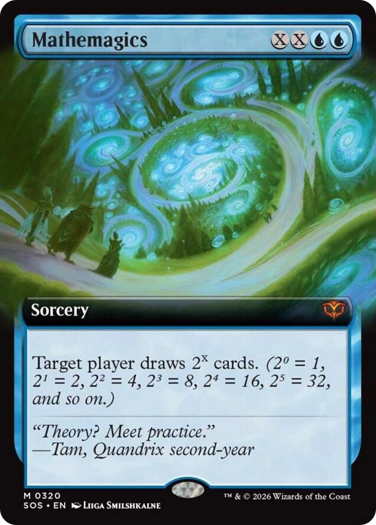Mathemagics (Extended Art) [Secrets of Strixhaven] (Display Case)