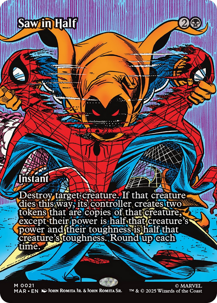 Saw in Half (Borderless) [Marvel's Spider-Man: Eternal-Legal] (Display Case)