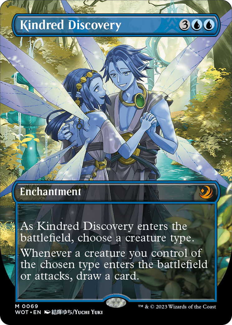 Kindred Discovery (Anime Borderless) [Wilds of Eldraine: Enchanting Tales] (Display Case)
