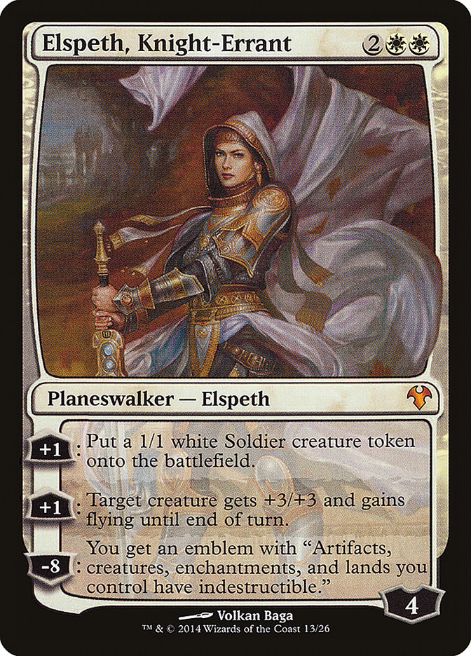 Elspeth, Knight-Errant [Modern Event Deck 2014] (Display Case)