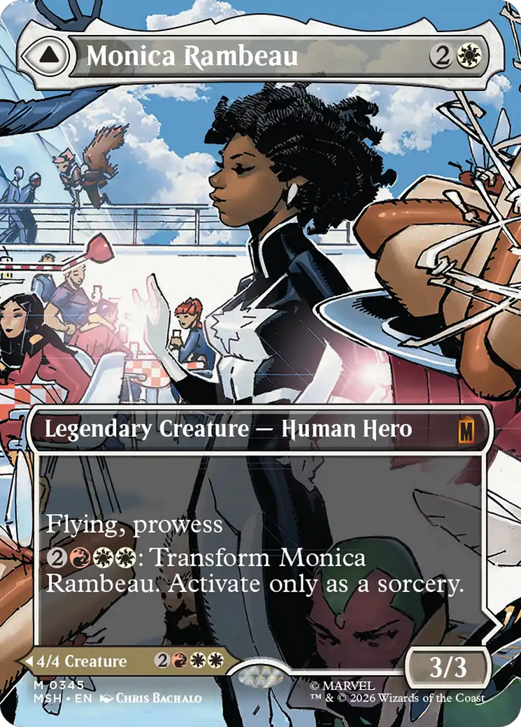 Monica Rambeau (Borderless) (0345) [Marvel Super Heroes] (Display Case)