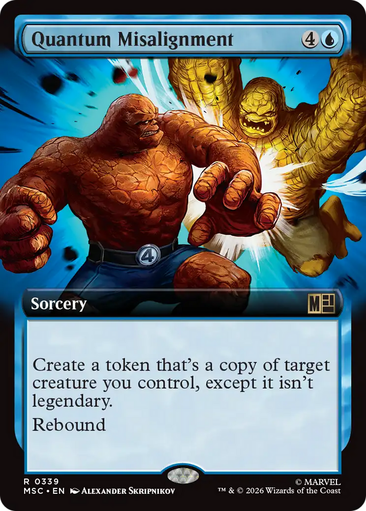 Quantum Misalignment (Extended Art) [Marvel Super Heroes Commander] (Display Case)