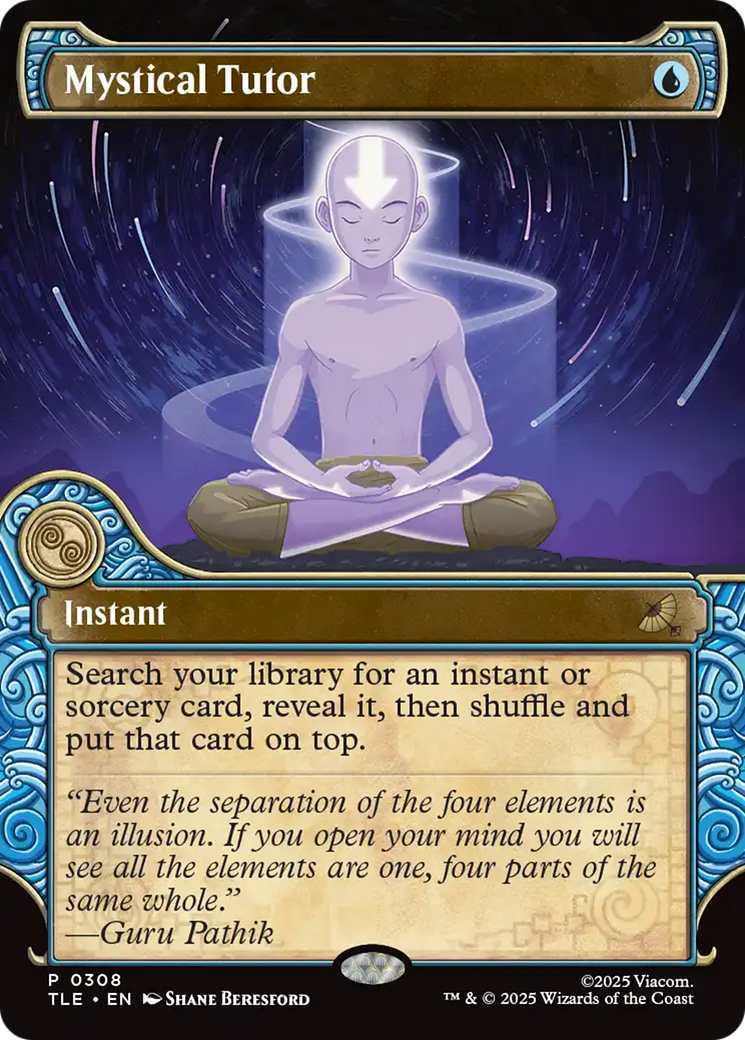 Mystical Tutor (Showcase) [Avatar: The Last Airbender: Eternal-Legal] (Display Case)
