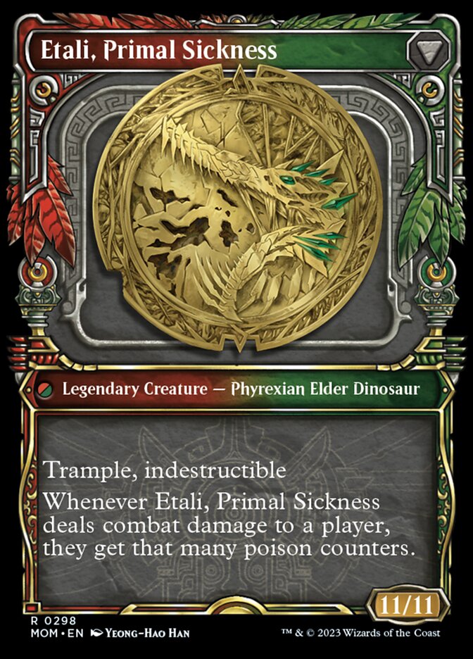 Etali, Primal Conqueror // Etali, Primal Sickness (Showcase Planar Booster Fun) [March of the Machine] (Display Case)