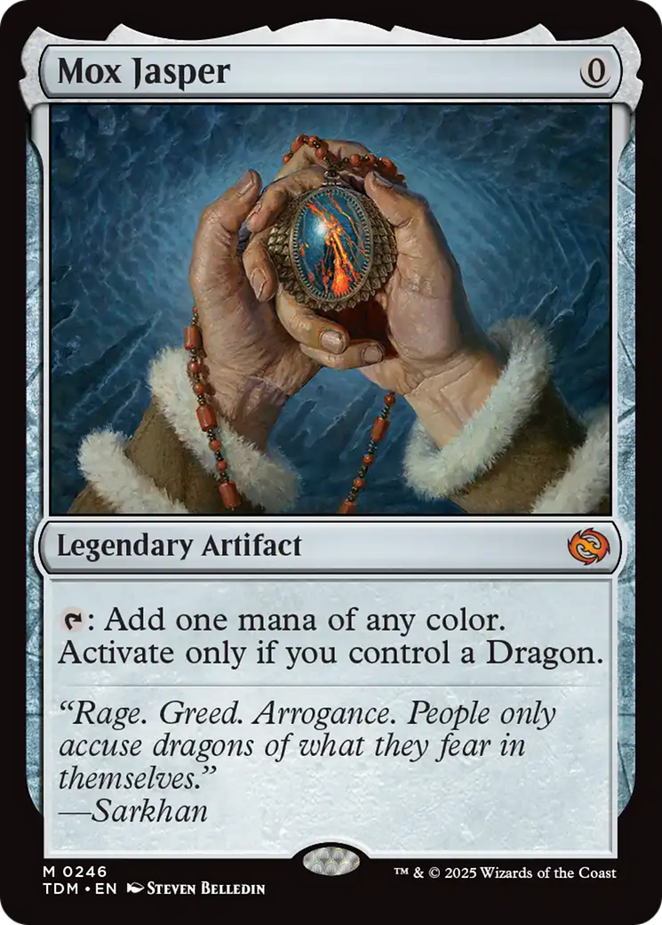 Mox Jasper [Tarkir: Dragonstorm] (Display Case)