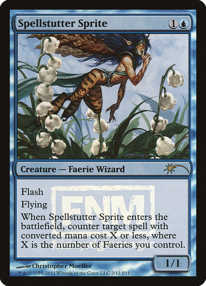 Spellstutter Sprite [Friday Night Magic 2011] (Display Case)