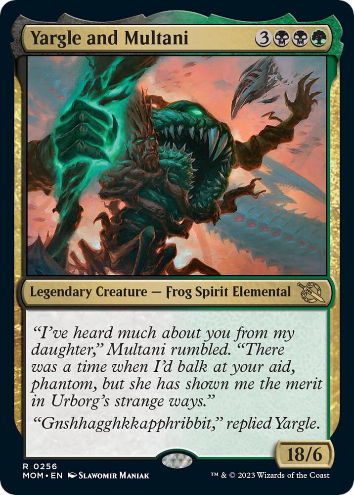 Yargle and Multani [March of the Machine Prerelease Promos]