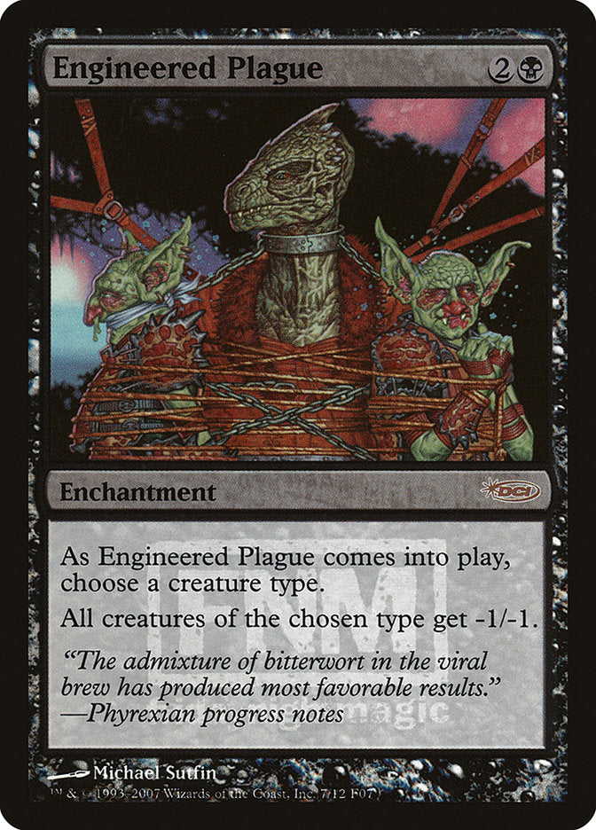 Engineered Plague [Friday Night Magic 2007] (Display Case)