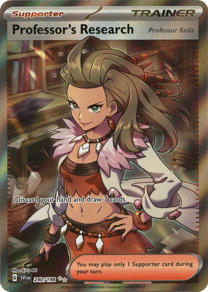 Professor's Research (240/198) [Scarlet & Violet: Base Set] (Display Case)