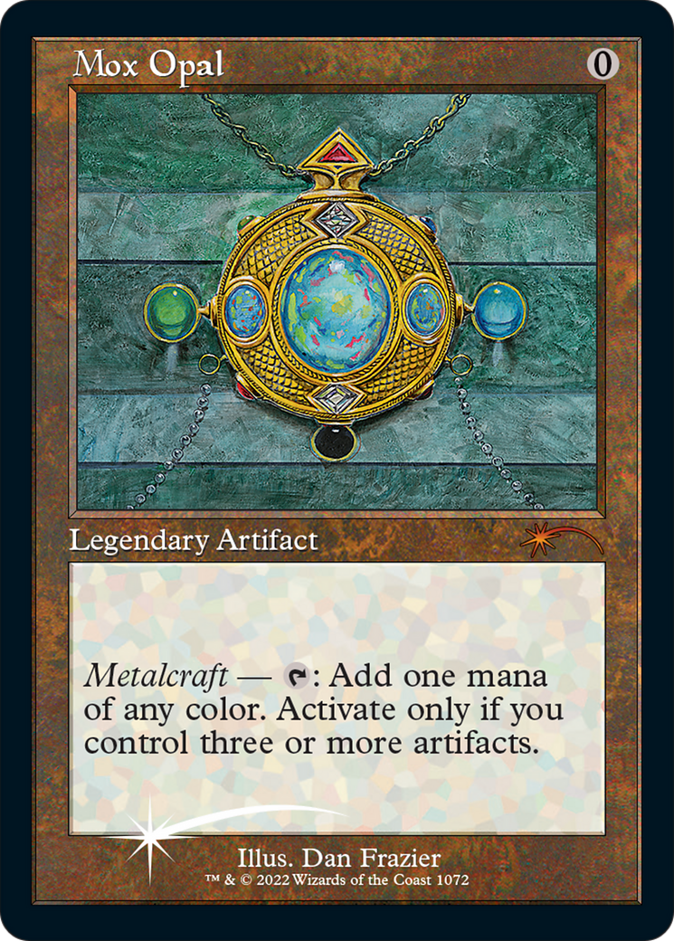 Mox Opal (Retro Foil Etched) [Secret Lair Drop Series] (Display Case)