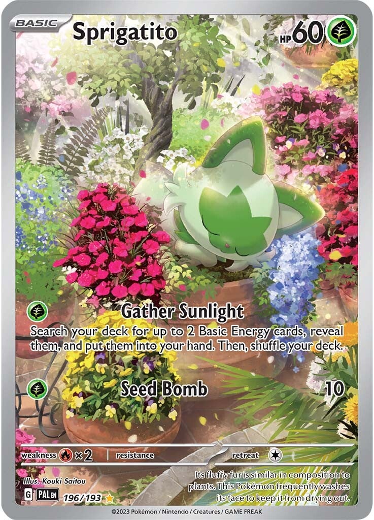 Sprigatito (196/193) [Scarlet & Violet: Paldea Evolved] (Display Case)