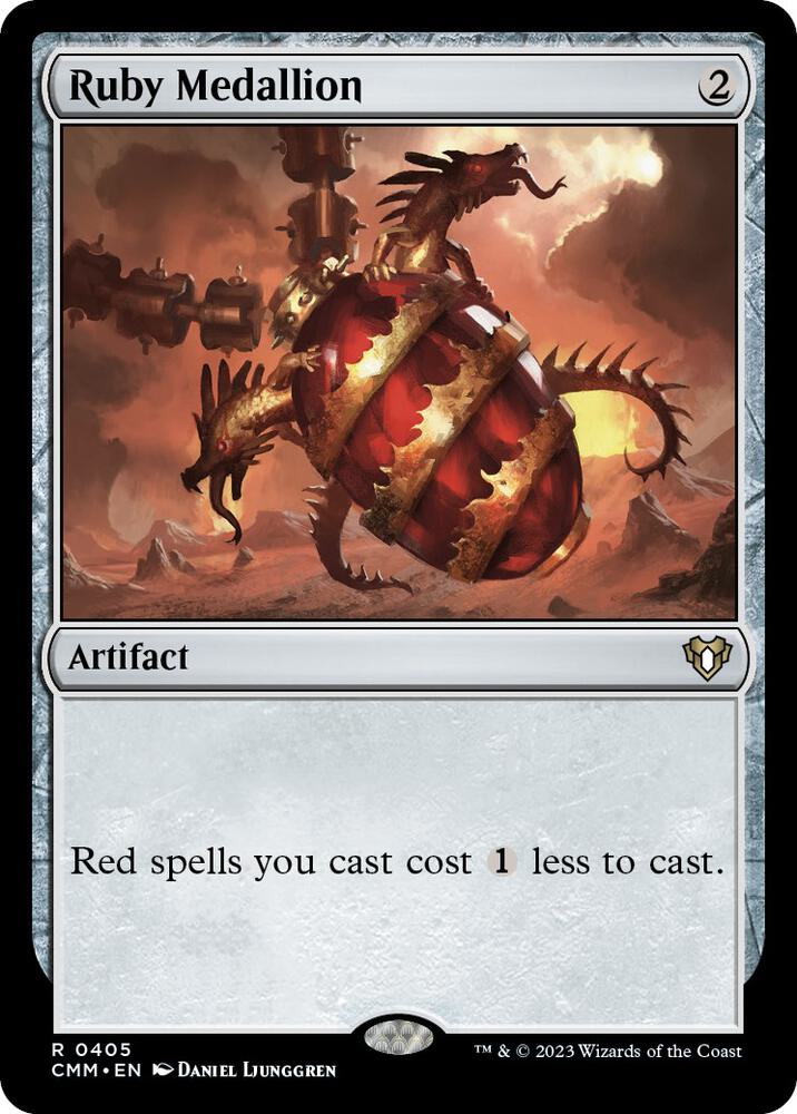 Ruby Medallion [Commander Masters] (Display Case)