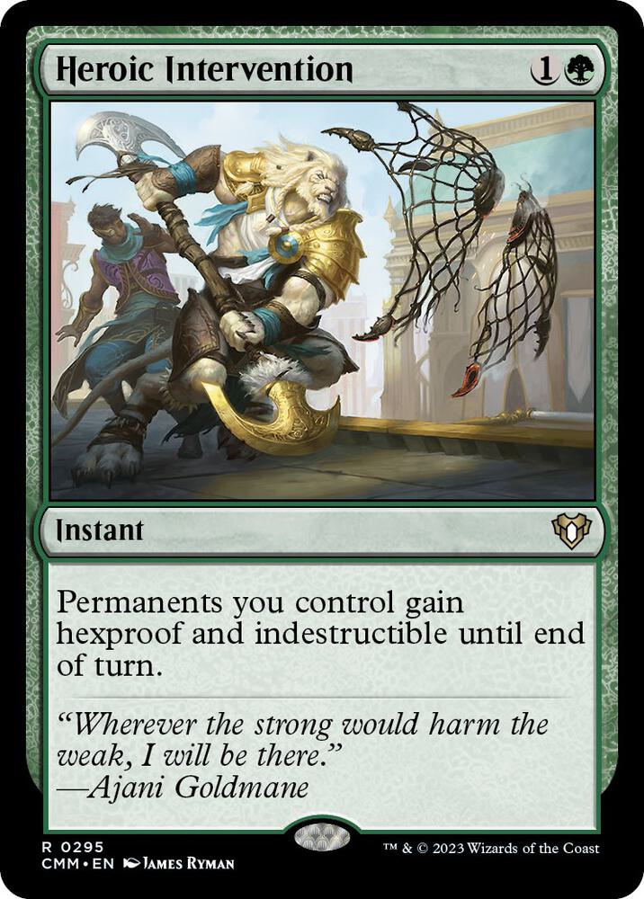 Heroic Intervention [Commander Masters] (Display Case)