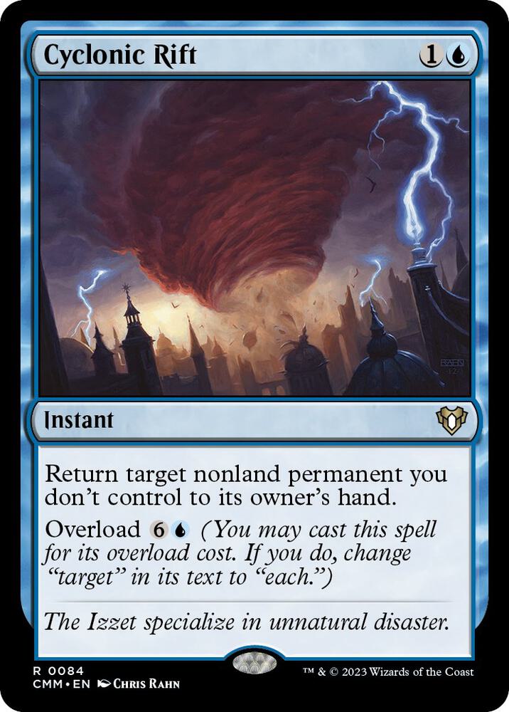 Cyclonic Rift [Commander Masters] (Display Case)