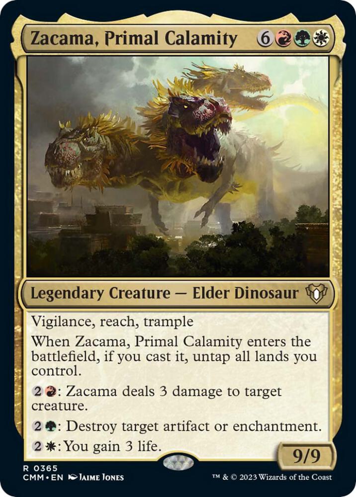 Zacama, Primal Calamity [Commander Masters] (Display Case)