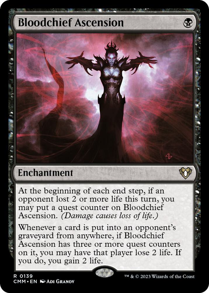 Bloodchief Ascension [Commander Masters] (Display Case)
