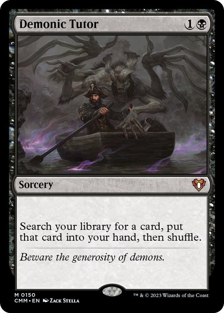 Demonic Tutor [Commander Masters] (Display Case)