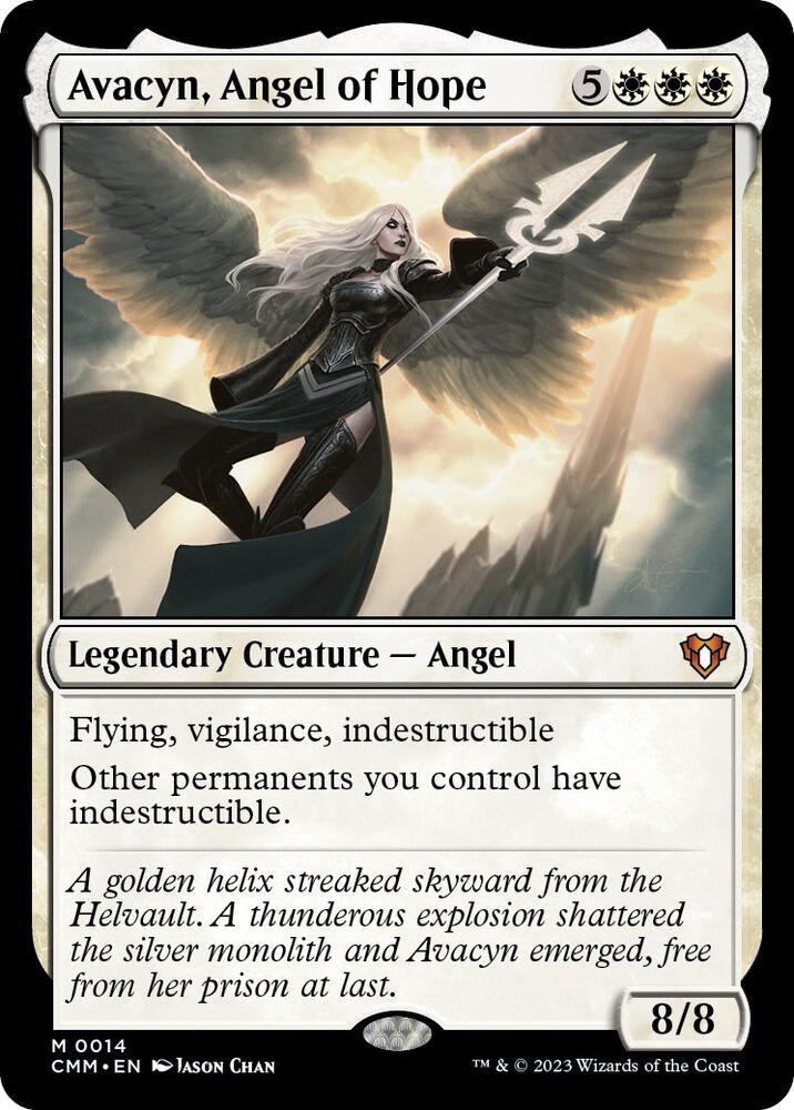 Avacyn, Angel of Hope [Commander Masters] (Display Case)