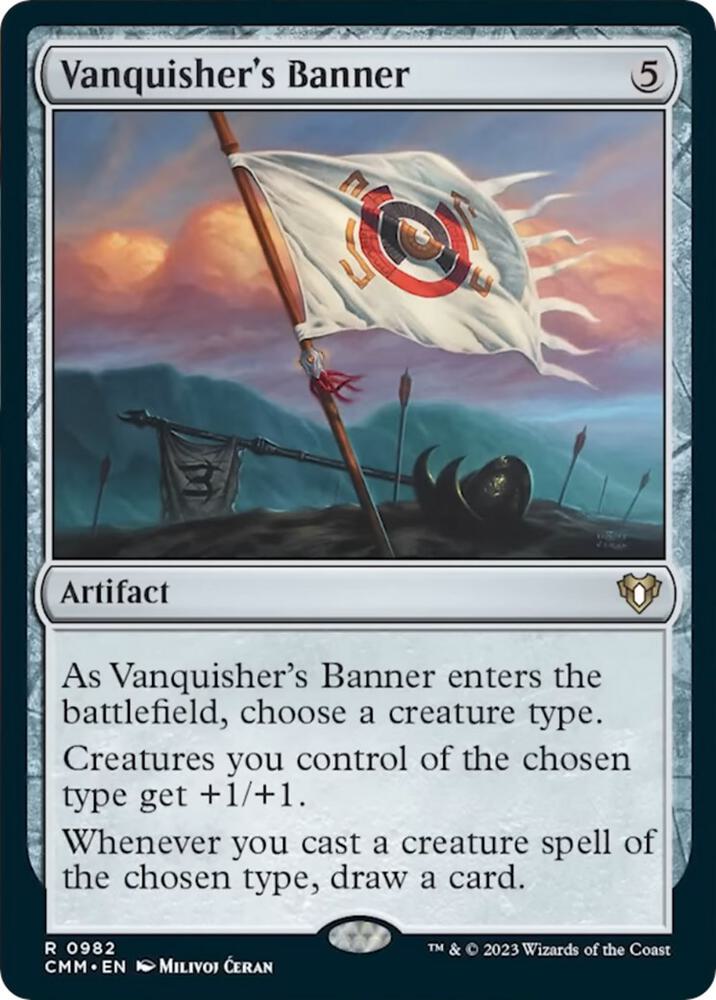 Vanquisher's Banner [Commander Masters] (Display Case)